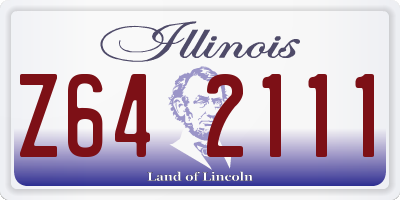 IL license plate Z642111