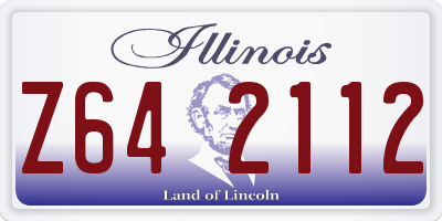 IL license plate Z642112