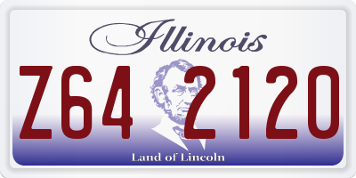 IL license plate Z642120