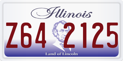 IL license plate Z642125