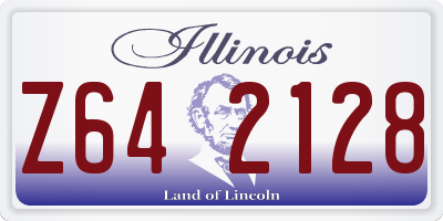 IL license plate Z642128