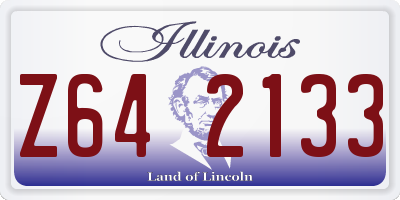 IL license plate Z642133