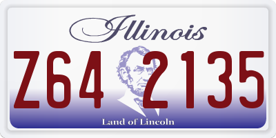 IL license plate Z642135