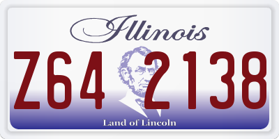 IL license plate Z642138
