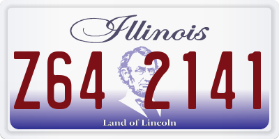 IL license plate Z642141