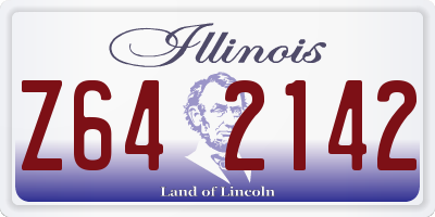 IL license plate Z642142