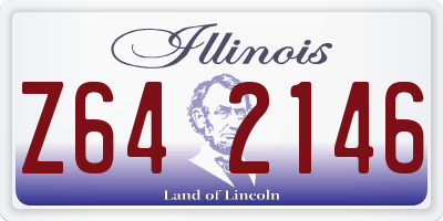 IL license plate Z642146