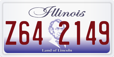 IL license plate Z642149