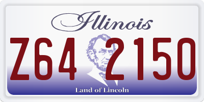 IL license plate Z642150