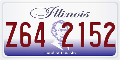 IL license plate Z642152