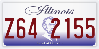 IL license plate Z642155