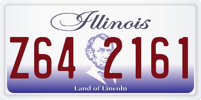 IL license plate Z642161