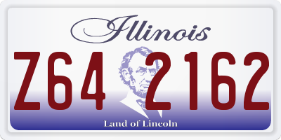 IL license plate Z642162