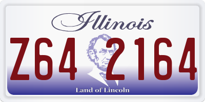 IL license plate Z642164
