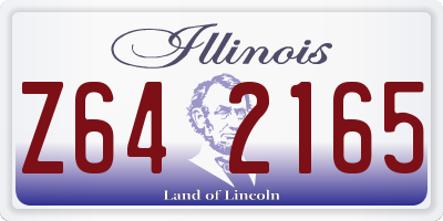 IL license plate Z642165