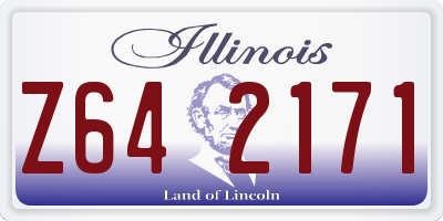 IL license plate Z642171