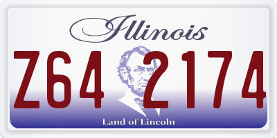 IL license plate Z642174