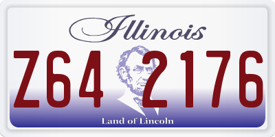 IL license plate Z642176