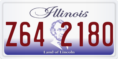 IL license plate Z642180