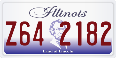 IL license plate Z642182