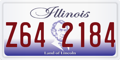 IL license plate Z642184