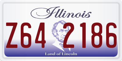 IL license plate Z642186