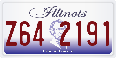 IL license plate Z642191