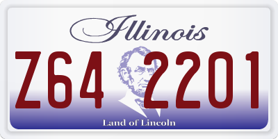 IL license plate Z642201