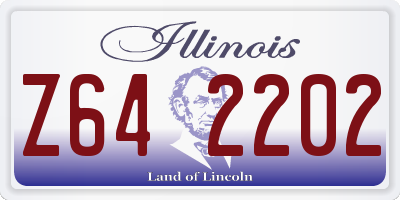 IL license plate Z642202
