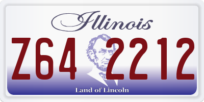 IL license plate Z642212