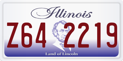 IL license plate Z642219