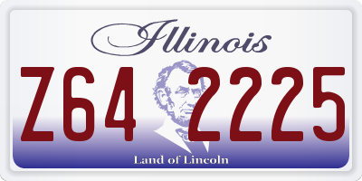 IL license plate Z642225