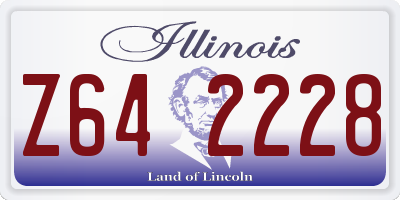 IL license plate Z642228