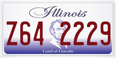 IL license plate Z642229