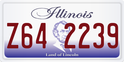 IL license plate Z642239