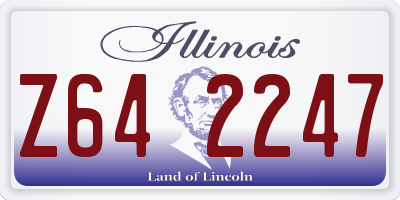 IL license plate Z642247