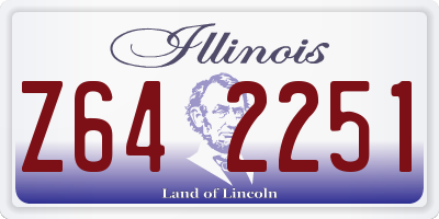 IL license plate Z642251