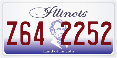 IL license plate Z642252
