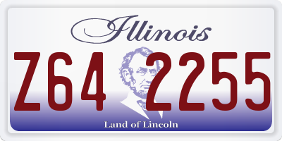 IL license plate Z642255