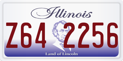 IL license plate Z642256