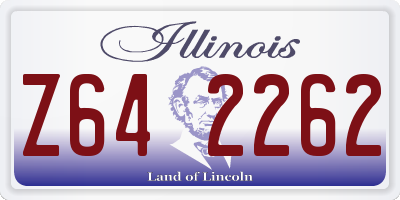 IL license plate Z642262