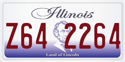 IL license plate Z642264