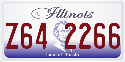 IL license plate Z642266