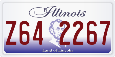 IL license plate Z642267