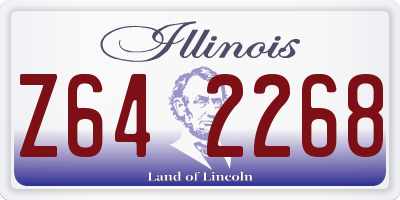 IL license plate Z642268