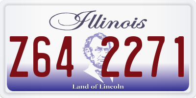 IL license plate Z642271