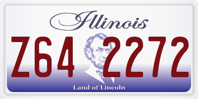 IL license plate Z642272