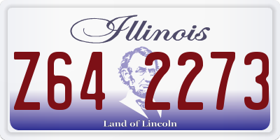 IL license plate Z642273
