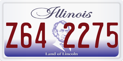 IL license plate Z642275