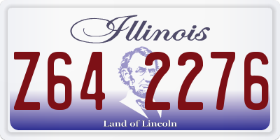 IL license plate Z642276